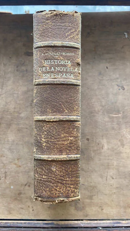 Historia De La Novela En España - Gonzalez Blanco (gg6)