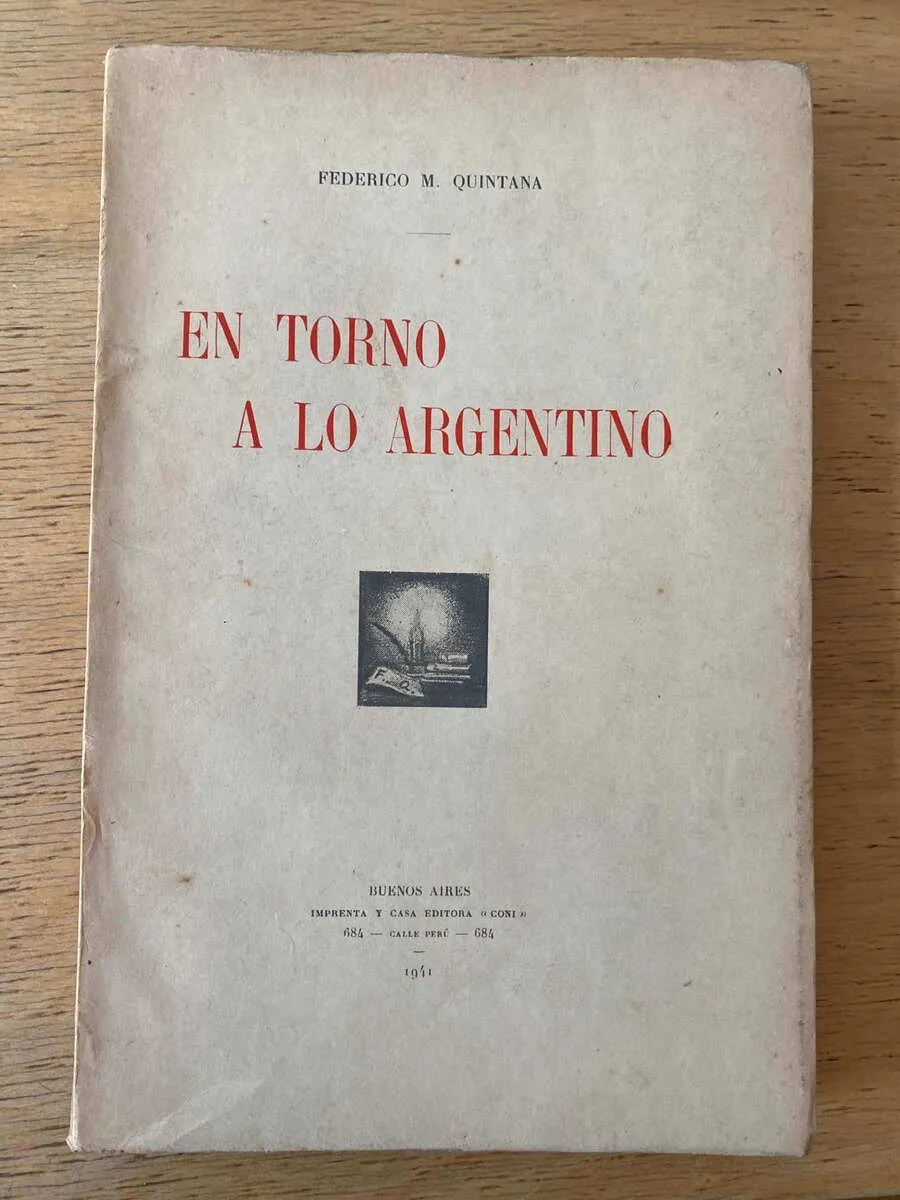 En Torno A Lo Argentino - Quintana, Federico (c2)