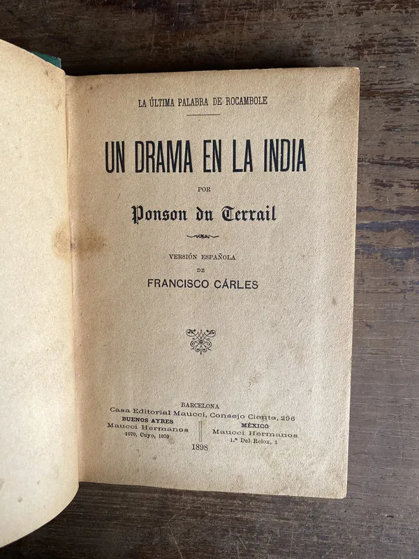 Un Drama en la India - Ponson du Terrail (5n6)