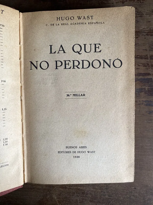La que no perdono - Wast Hugo (5n6)