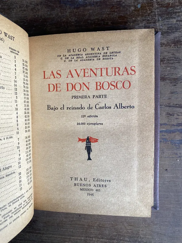 Las aventuras de Don Bosco - Wast Hugo (5n6)