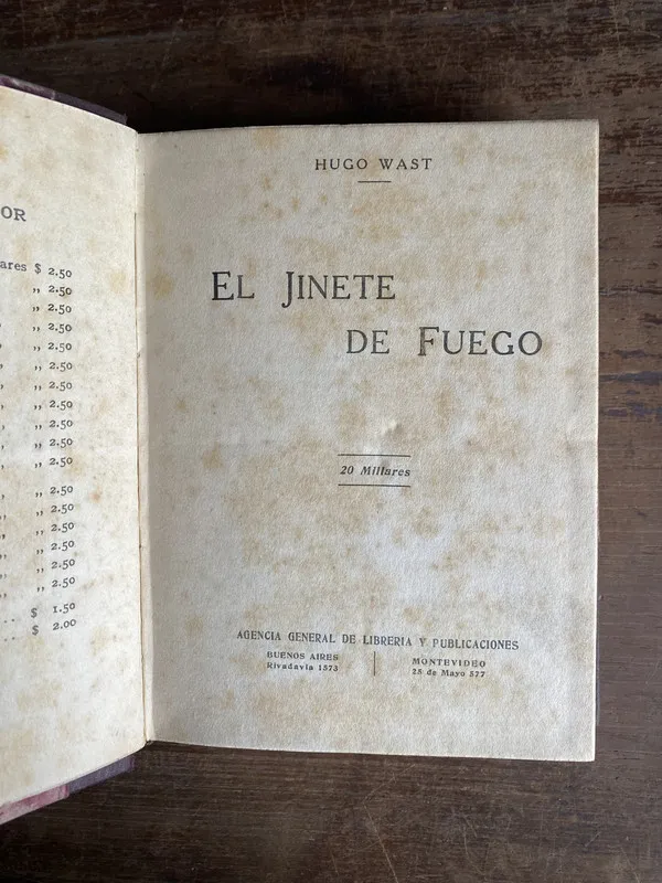 El Jinete de Fuego - Wast Hugo (5n6)