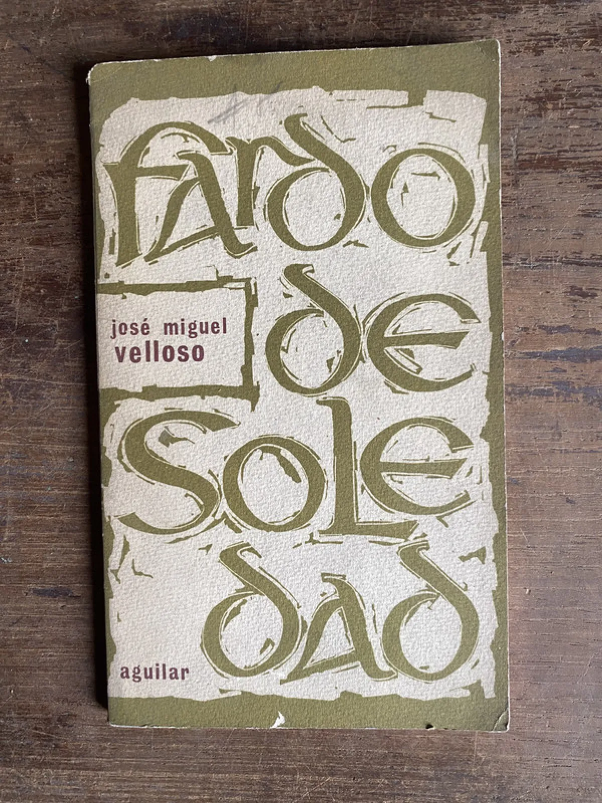 Fardo de soledad - Velloso Jose Miguel (5n6)