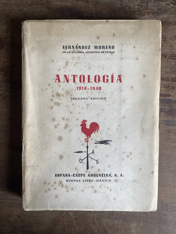 Antologia 1915-1940 Firmado y - Fernandez Moreno (5n6)