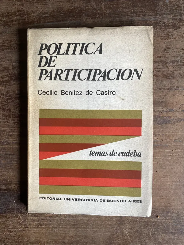Politica de Participacion - Benitez de Castro Cecilio (5m1)