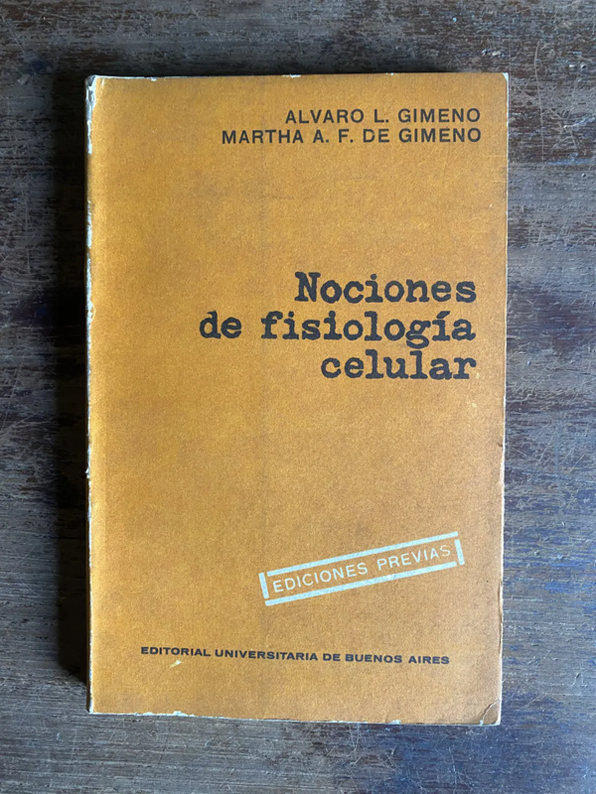 Nociones de fisiologia celular - Gimeno (5m1)