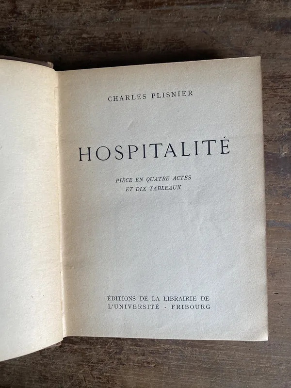 Hospitalite - Plisnier Charles (5m1)