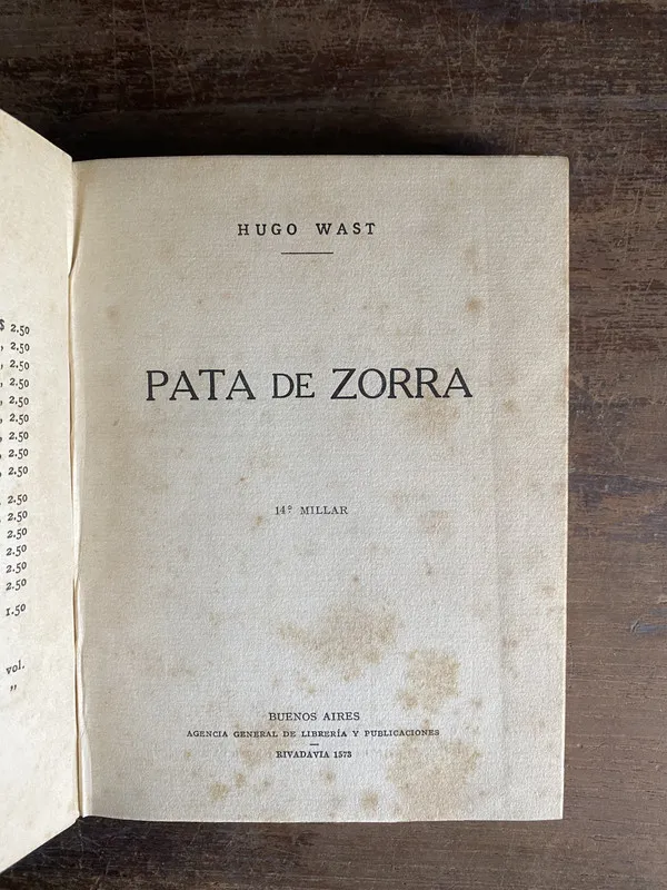 Pata de Zorra - Wast Hugo (5m2)