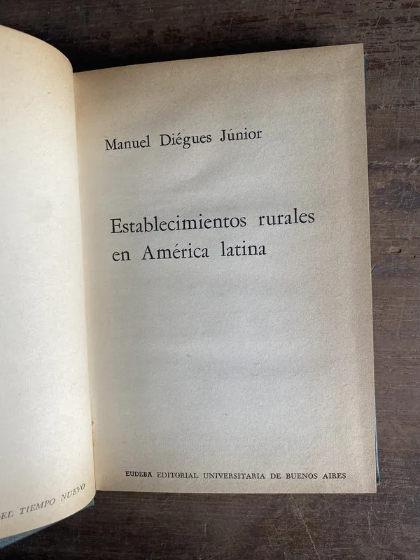 Establecimientos rurales en America - Diegues Junior (5m3)
