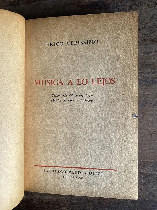 Musica a lo lejos - Verissimo Erico (5m3)