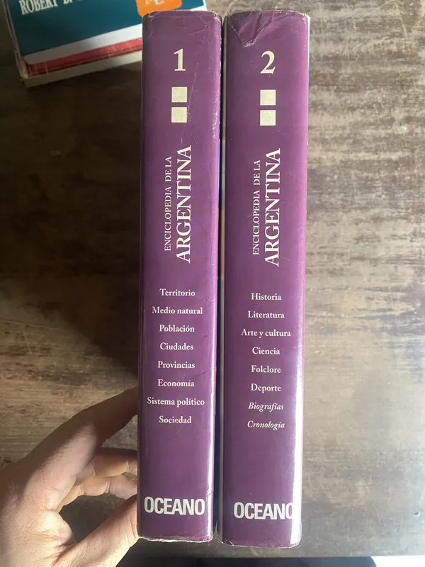 Tapa de Enciclopedia de la Argentina - Oceano (5m3)