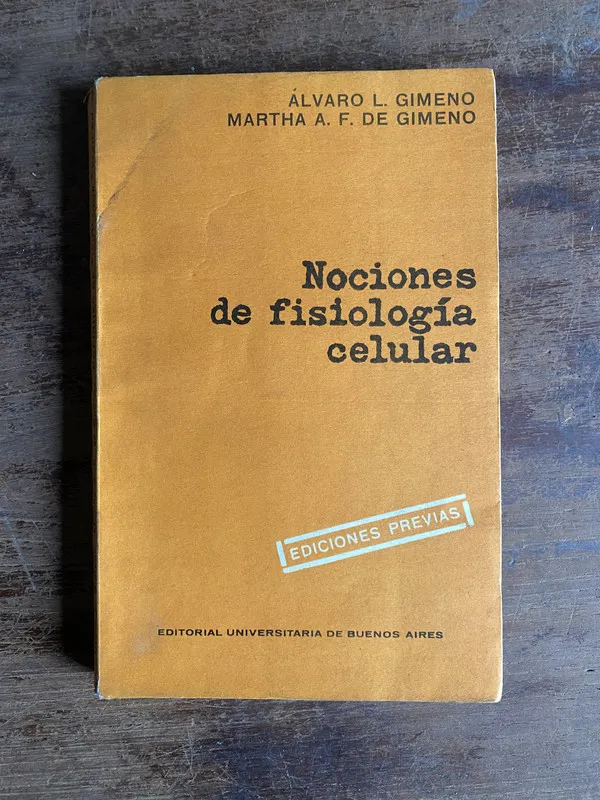 Nociones de fisiologia celular - Gimeno (5m4)