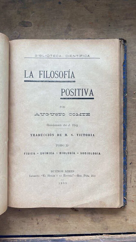 La Filosofia Positiva - Comte, Augusto (HH5)