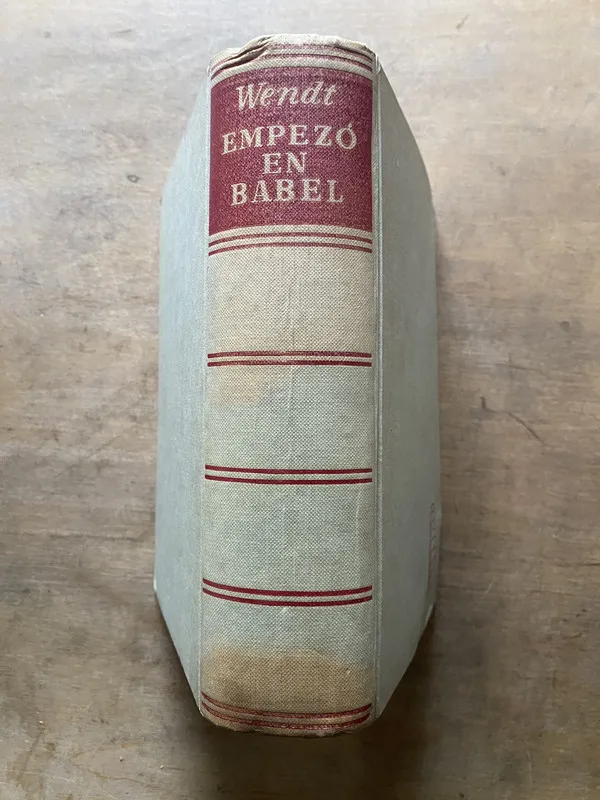 Empezo en Babel - Wendt Herbert (3w5)