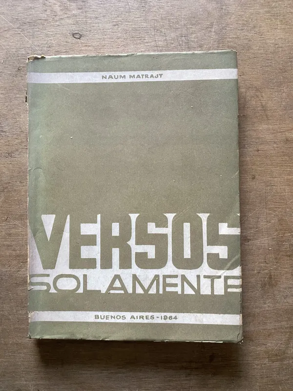 Versos Solamente - Matrajt Naum (3w6)