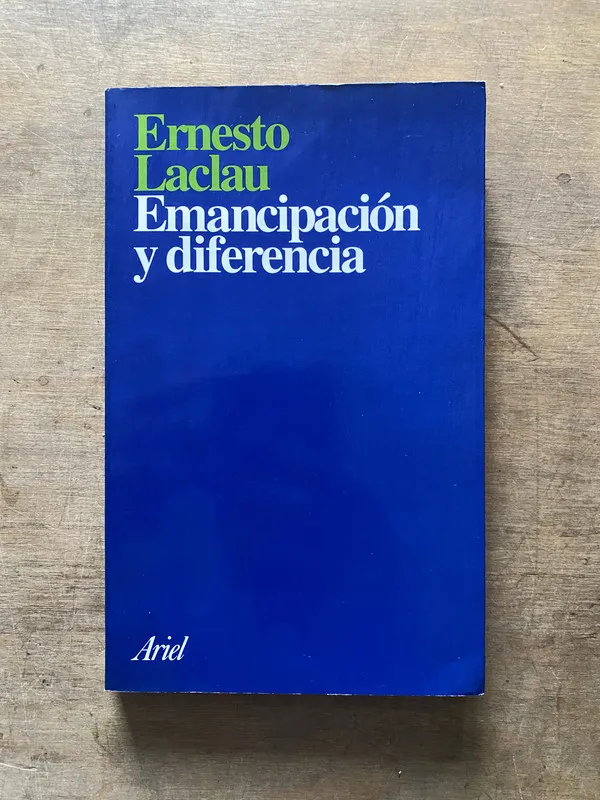 Emancipacion y diferencia - Laclau Ernesto (3t2)