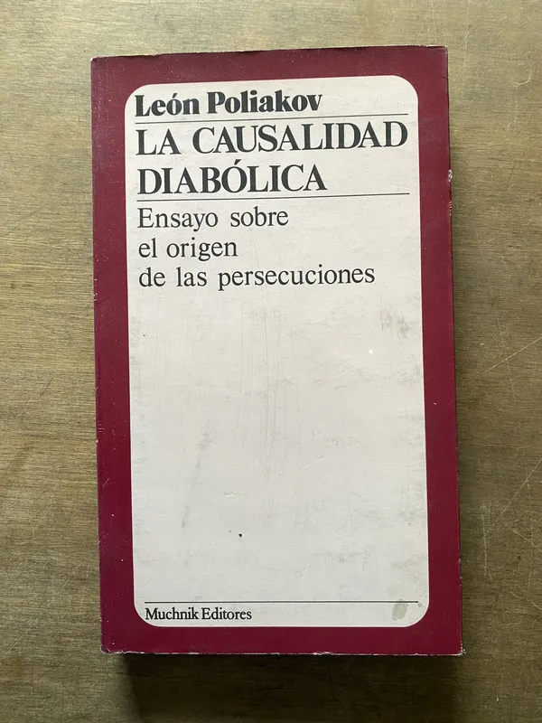 La causalidad diabolica - Poliakov Leon (3t3)