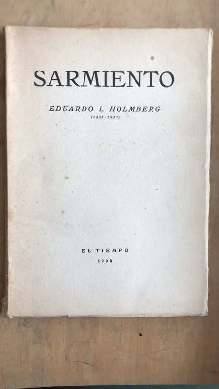Tapa de Sarmiento - Holmberg, Eduardo (1852 - 1937) (dd6)