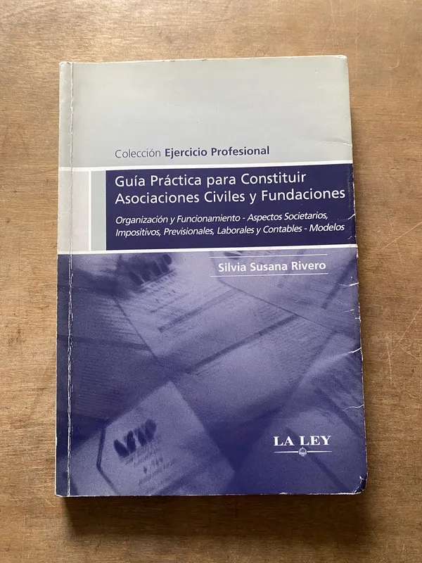 Tapa de Guia Practica para Constituir Asociaciones - Rivero (3t3)