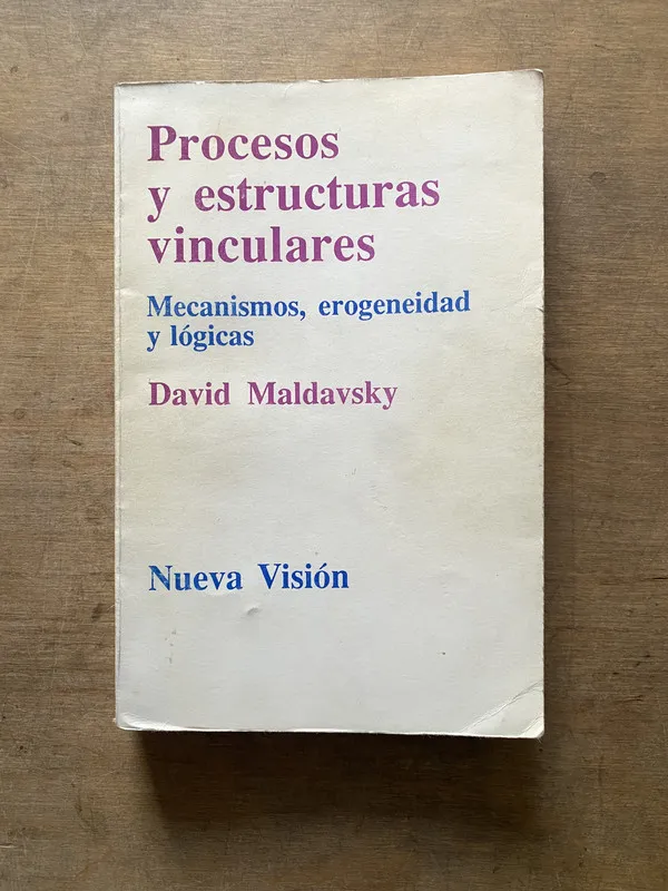 Procesos y estructuras vinculares - Maldavsky David (3t4)