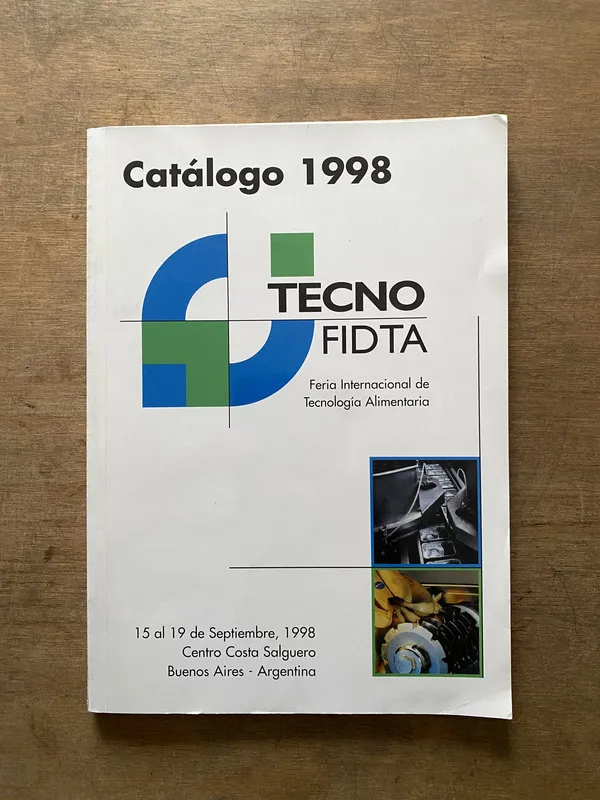 Tapa de Feria Internacional de - Catalogo 1998 TECNO FIDTA (3t5)