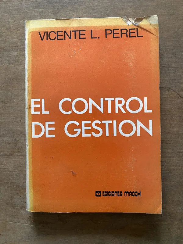 El Control de Gestion - Perel Vicente L. (3t6)