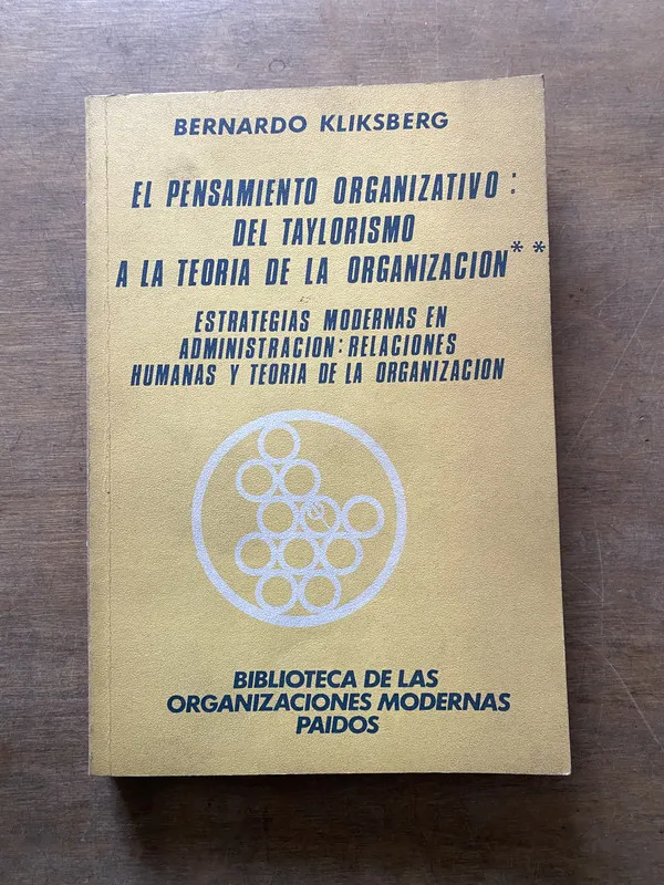 El pensamiento organizativo: del - Kliksberg (3t6)