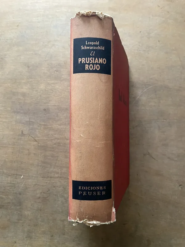 Tapa de El Prusiano Rojo - Schwarzschild Leopold (3t7)