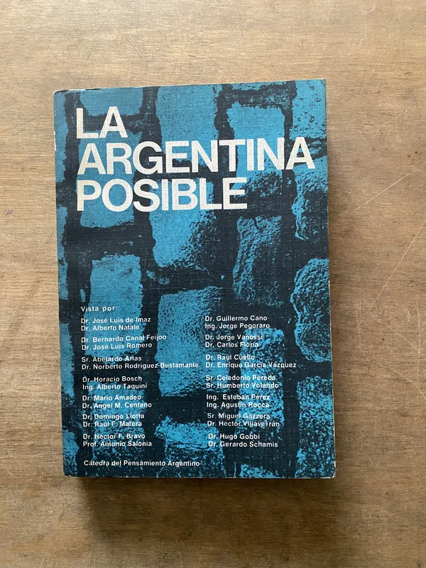 La Argentina Posible - (3t7)