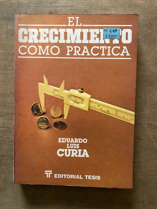 Tapa de El crecimiento como practica - Curia Eduardo Luis (3t7)