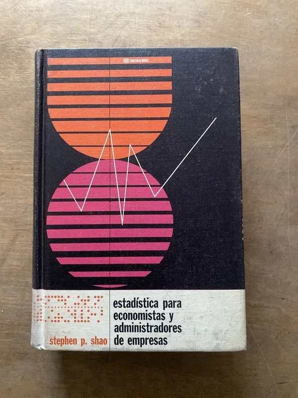Tapa de Estadistica para economistas y administradores - Shao (3s1)