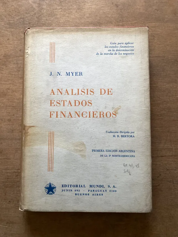 Analisis de Estados Financieros - Myer J. N. (3s1)
