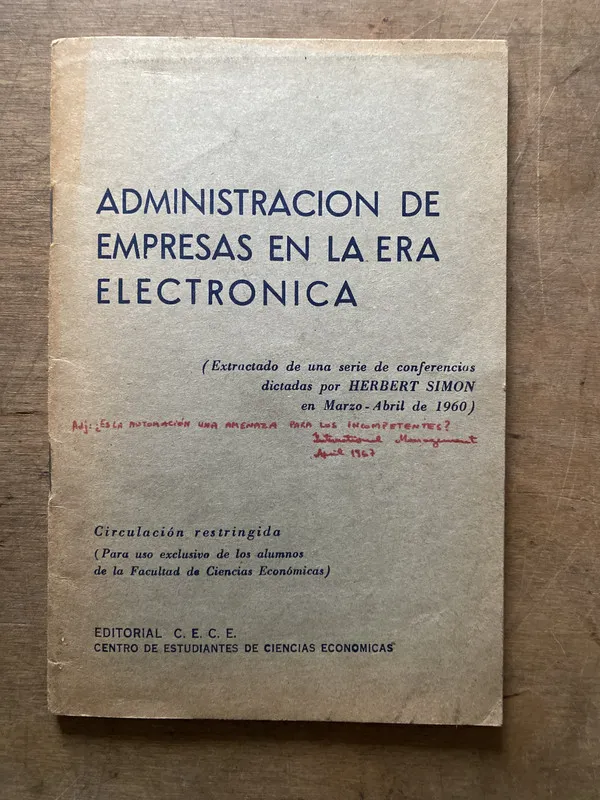 Administracion de Empresas en la Era - Simon (3s2)