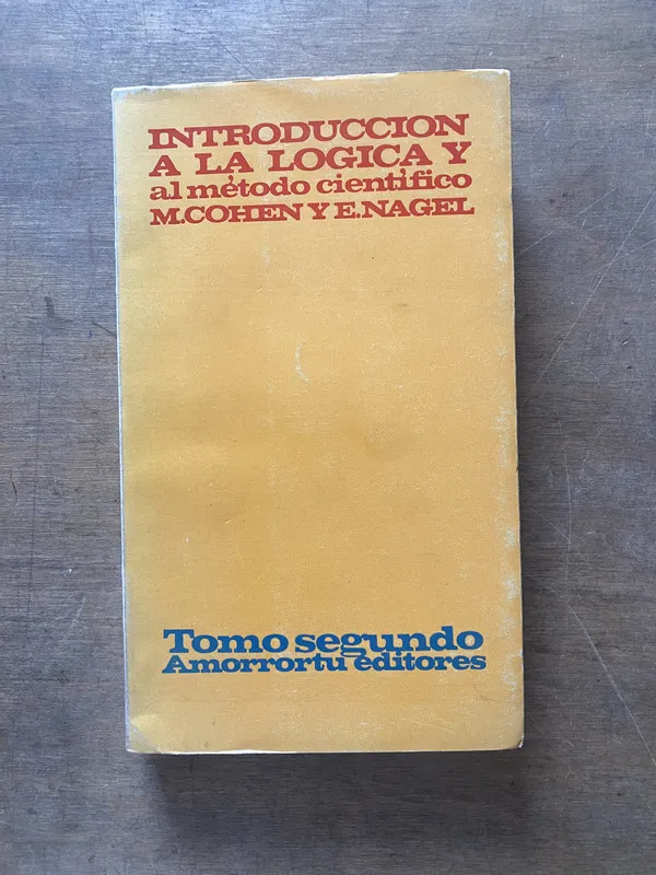 Introduccion a la logica y al metodo - Cohen (3s3)
