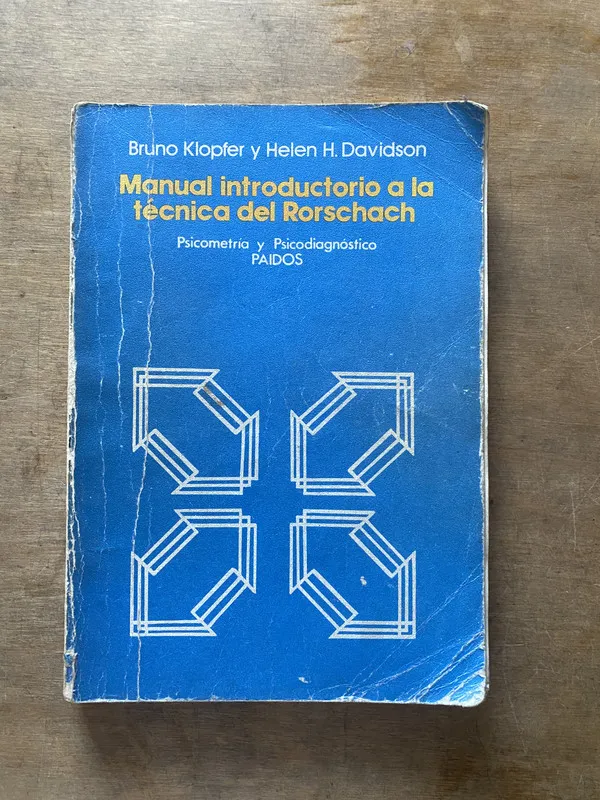 Tapa de Manual introductorio a la tecnica del - Klopfer (3s3)