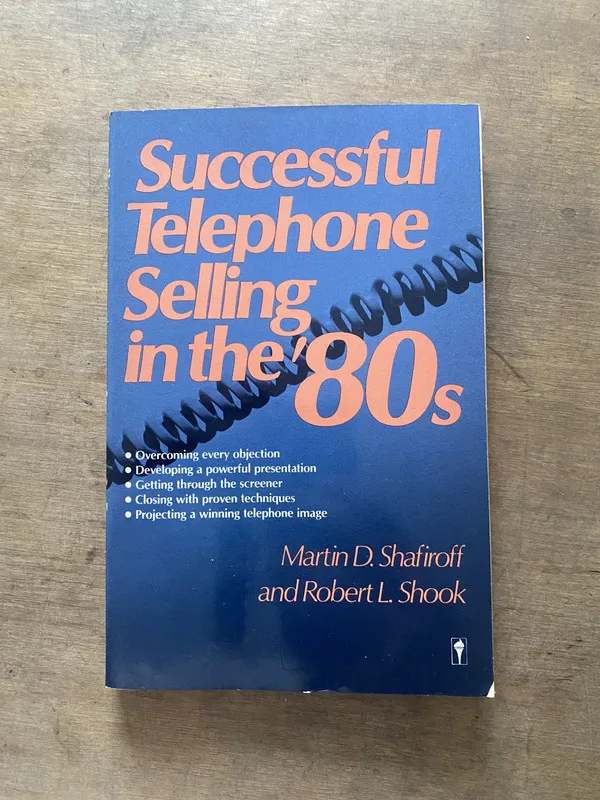 Tapa de Successful Telephone Selling in the '80s - Shafiroff (3s4)