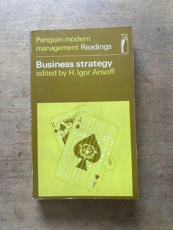 Tapa de Business strategy - Ansoff H Igor (3s4)