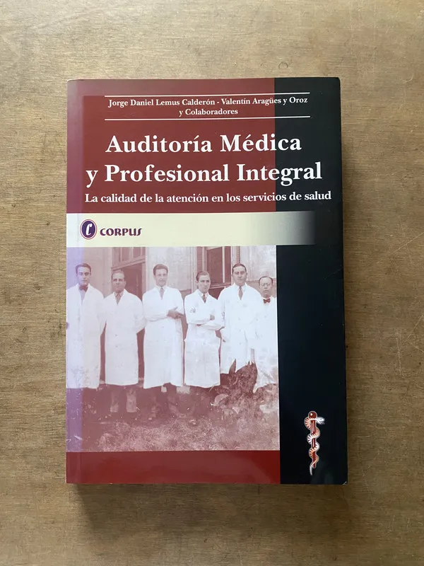 Tapa de Auditoria Medica y Profesional Integral - Lemus (3s4)