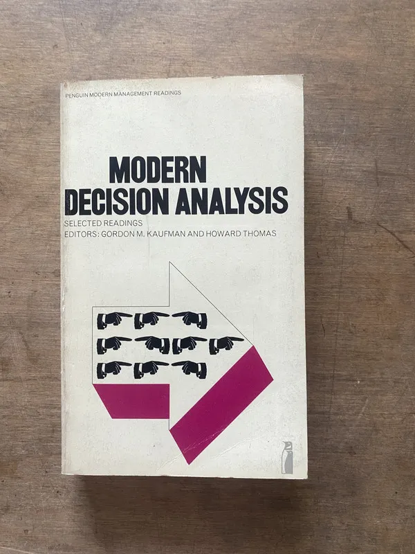 Tapa de Modern Decision Analysis - Kaufman (3s4)