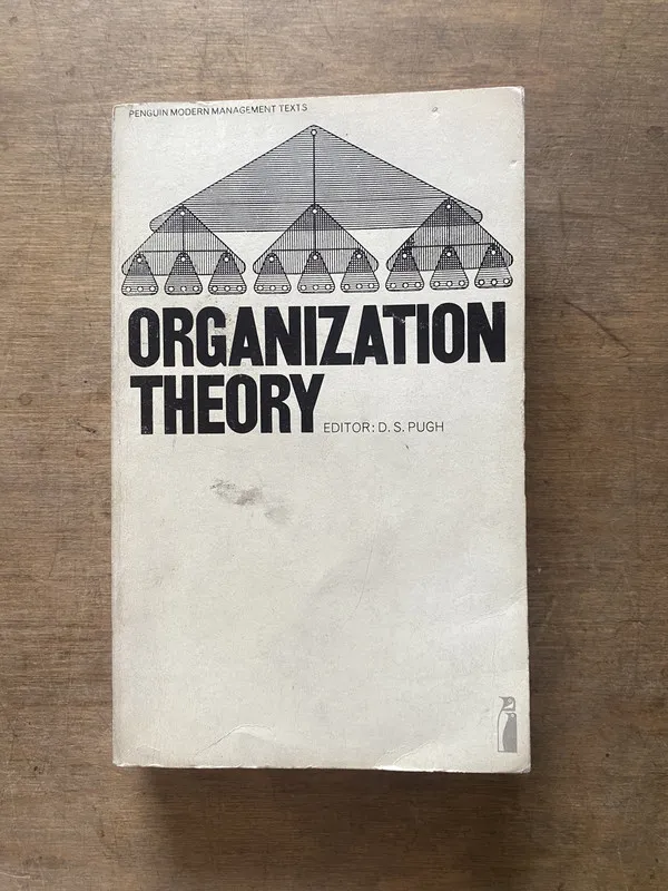 Tapa de Organization Theory - Pugh D S (3s4)