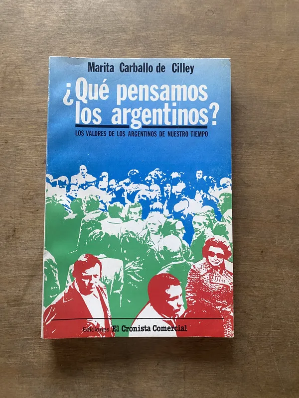 Tapa de Que pensamos los argentinos? - Carballo (3s4)