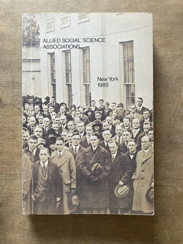 Allied Social Science Associations - (3s5)