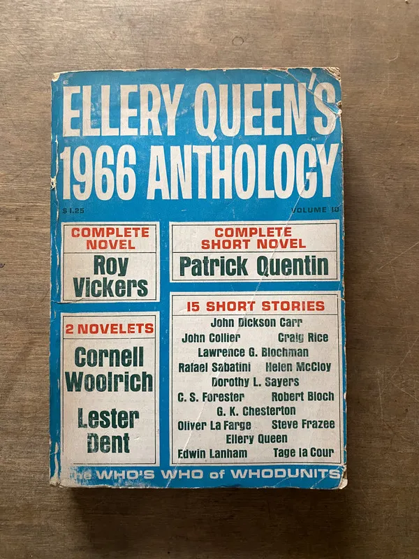 Ellery Queen's 1966 Anthology - (3s6)