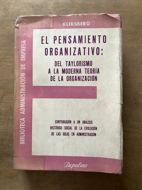 El pensamiento organizativo: del - Kliksberg (3s6)