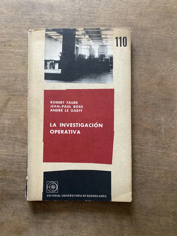 La Investigacion Operativa - Faure (3s6)