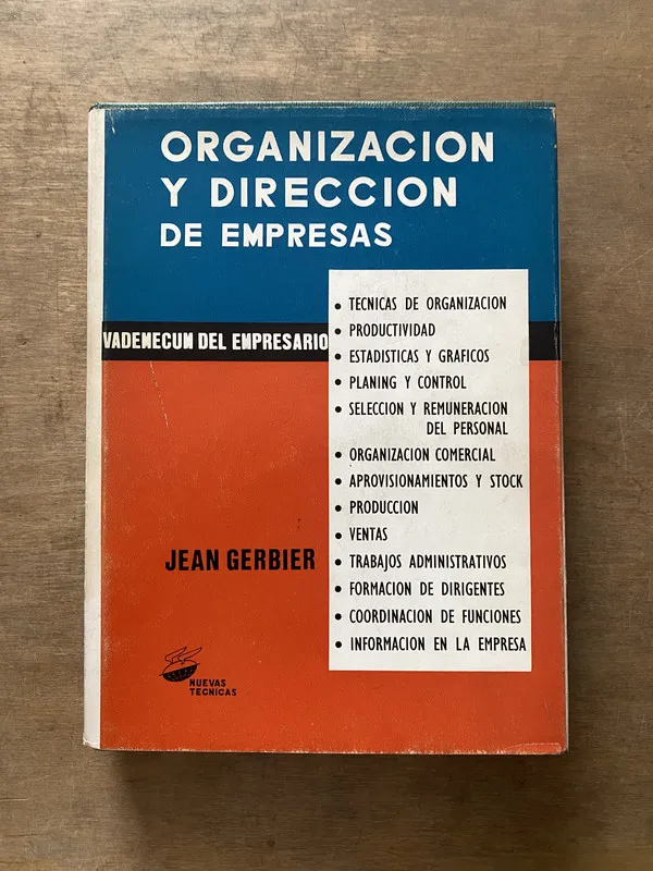 Organizacion y Direccion de Empresas - Gerbier Jean (3s6)