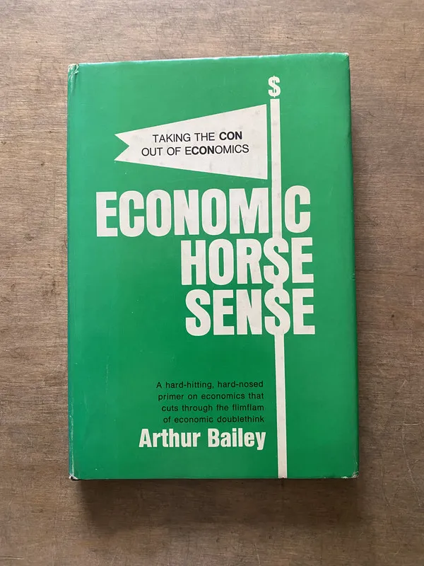 Economic Horse Sense - Bailey Arthur (3s7)