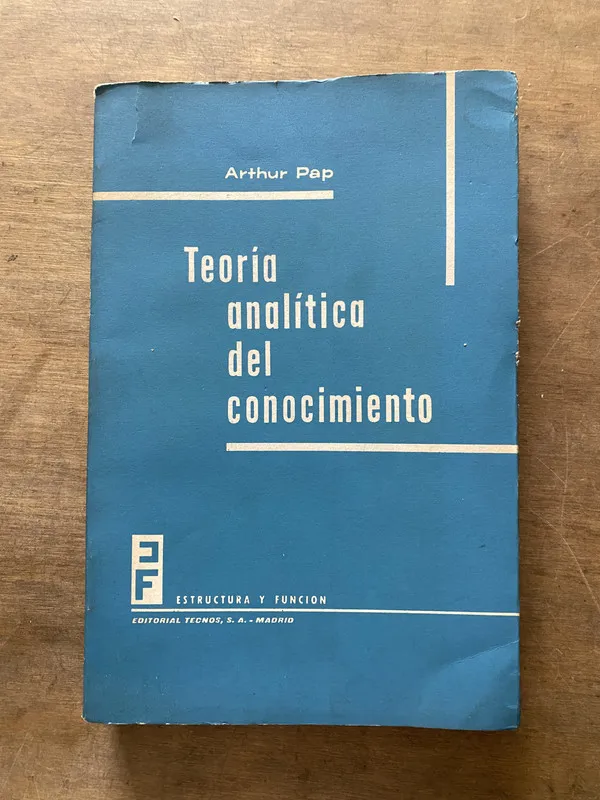 Teoria analitica del conocimiento - Pap Arthur (3s7)