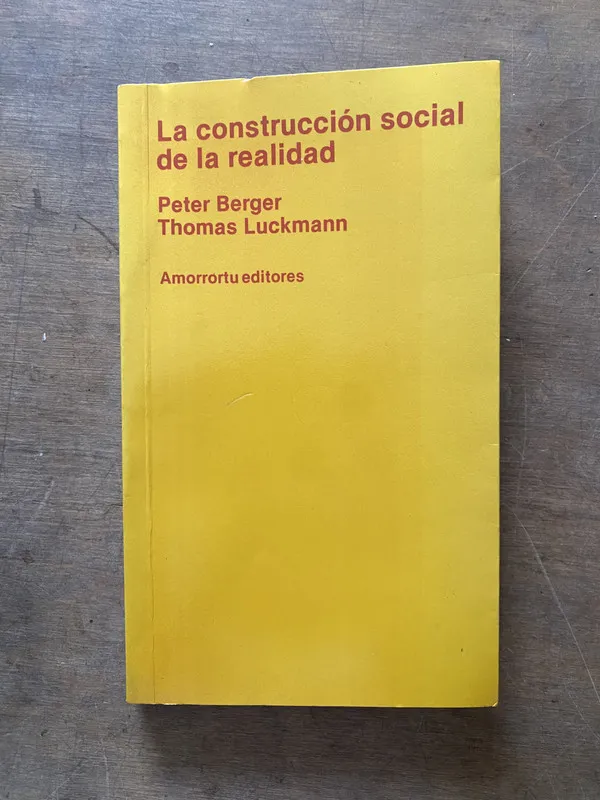 La construccion social de la realidad - Berger (3s7)