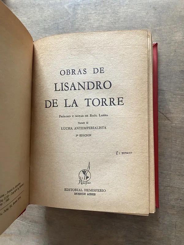 Obras de Lisandro de la Torre - De la Torre Lisandro (3v1)